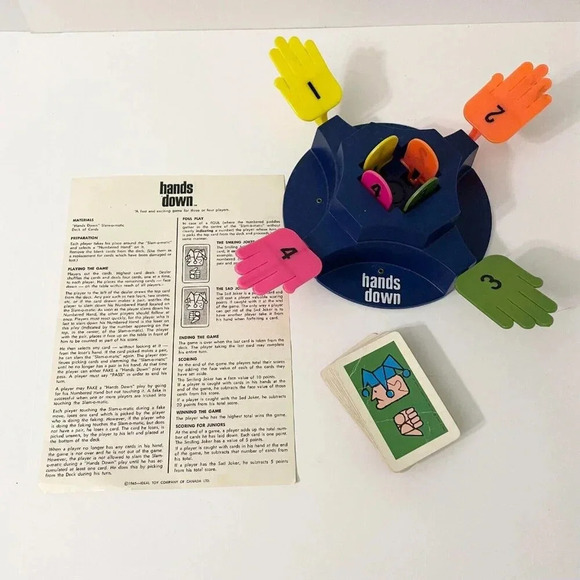 Vintage 1964 Hands Down Board Game Slam O Matic Ideal Complete Flaws - Picture 10 of 16